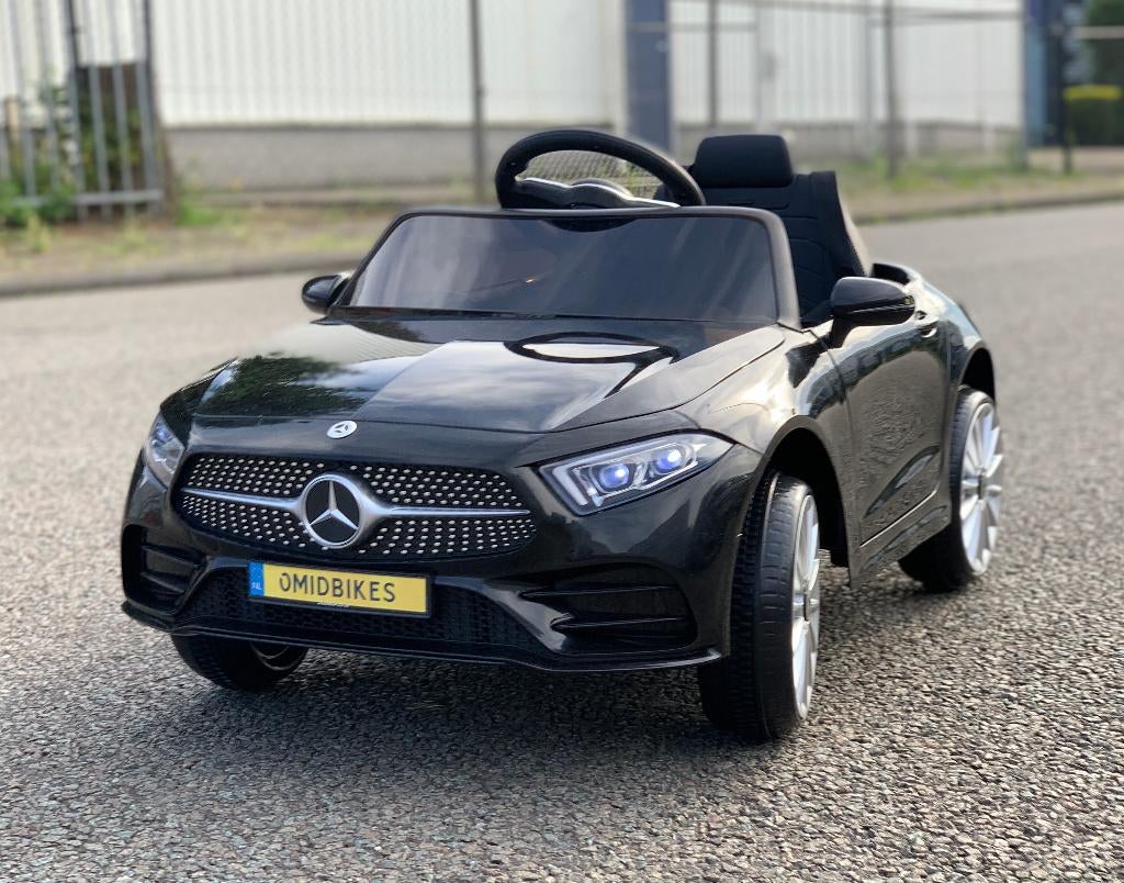 Kinder Auto Mercedes CLS350 12v RC  Rubberbanden / leder, Ophalen of Verzenden, Nieuw