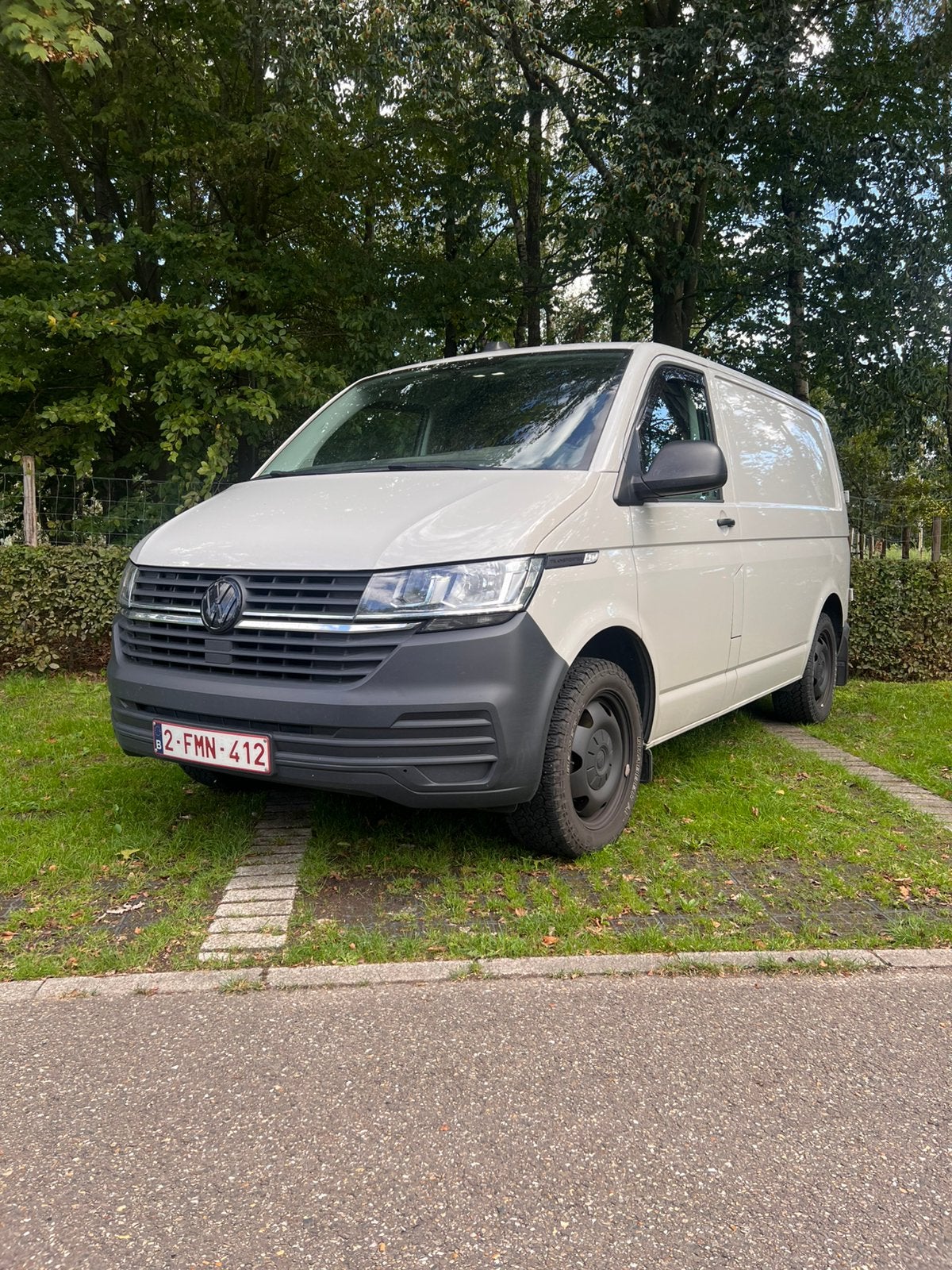 Volkswagen transporter T6.1 Ascot grey, Auto's, Voorwielaandrijving, Volkswagen, Leder, Particulier