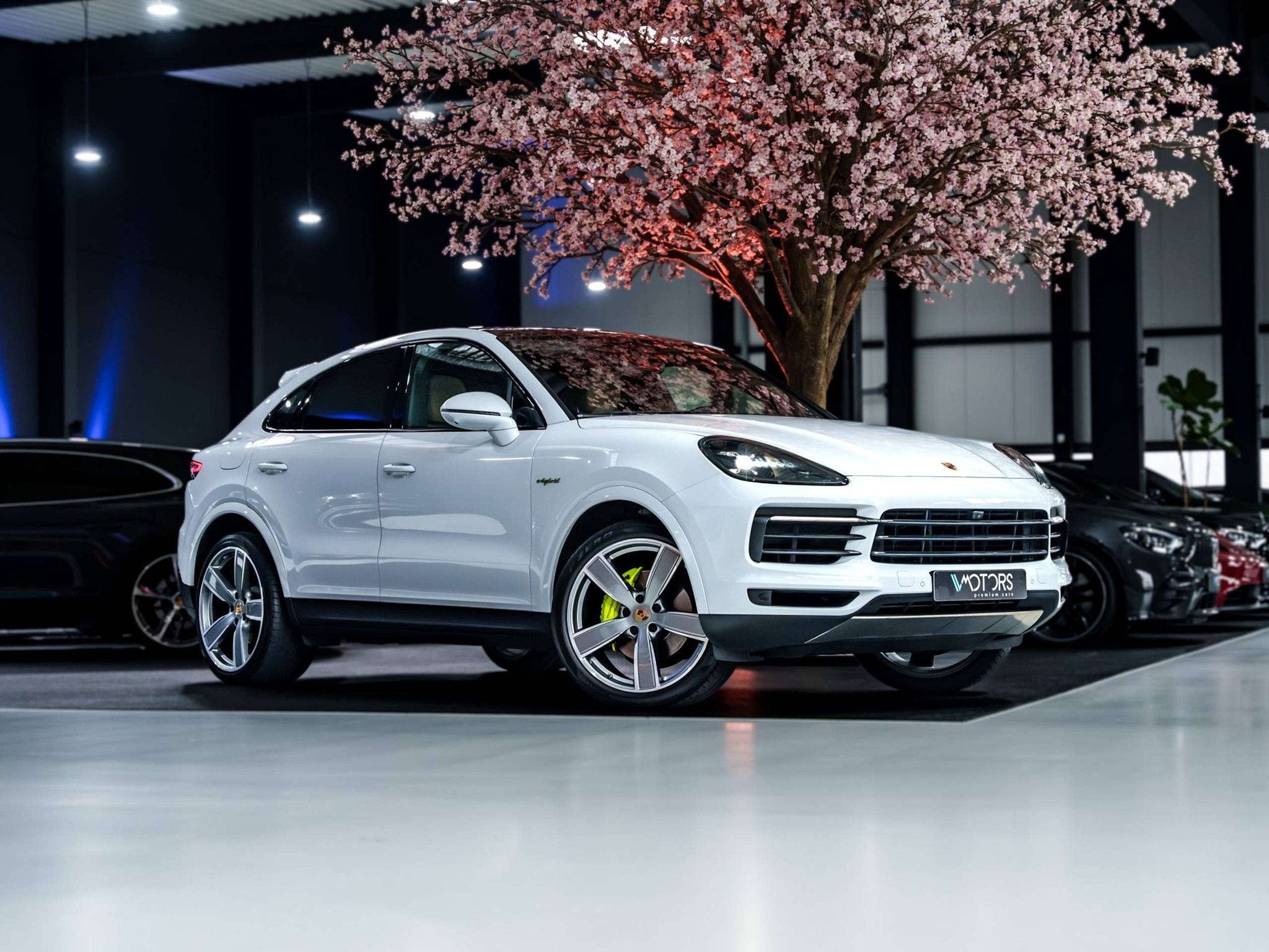 Porsche Cayenne 3.0i V6 PHEV - 22" Sport Classic - Pano - BO, Auto's, Automaat, Cayenne, Gebruikt, Wit