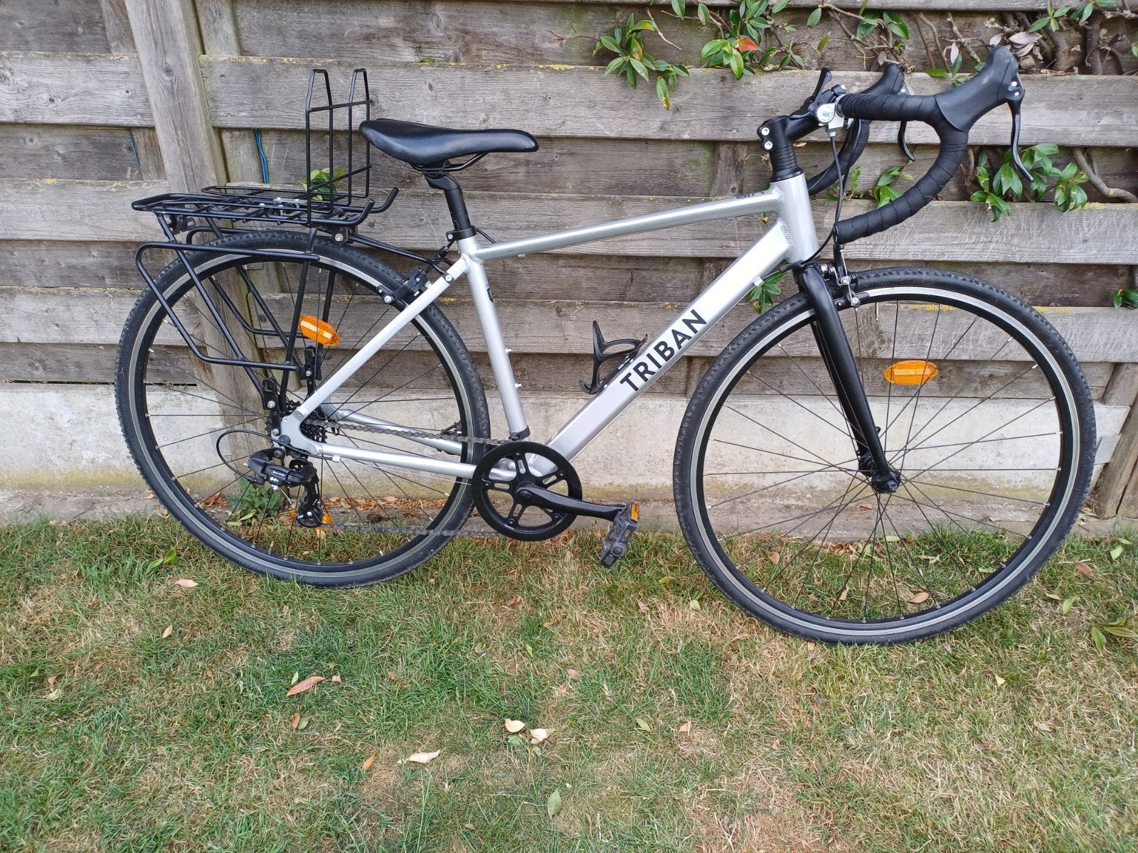 Triban koersfiets (9-12j), Fietsen en Brommers, Fietsen | Racefietsen, Minder dan 10 versnellingen, Velgrem, Zo goed als nieuw