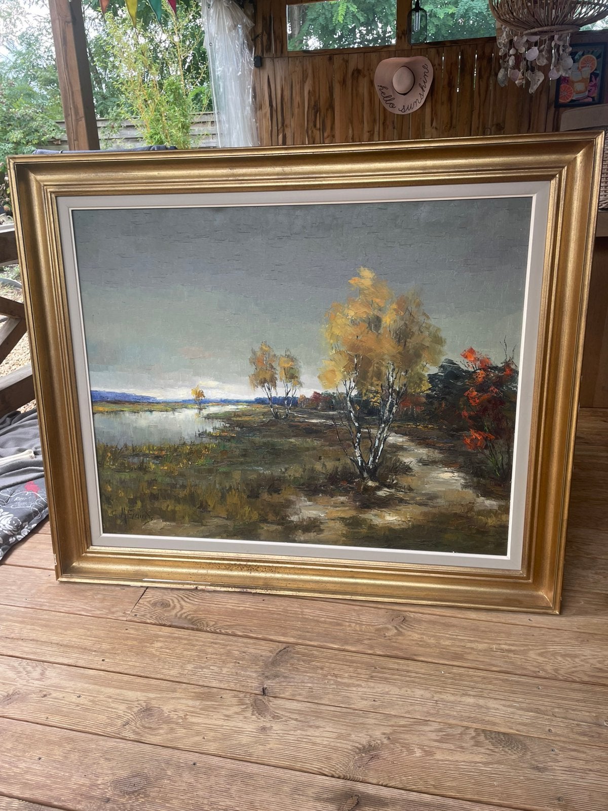 Mooi aqaurel schilderij, Ophalen of Verzenden