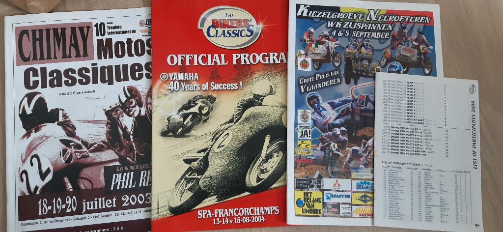 motocross wedstrijd 2003 Chimay +2004 Spa +zijspan +2006 GP, Ophalen of Verzenden, 1980 tot heden, Tijdschrift
