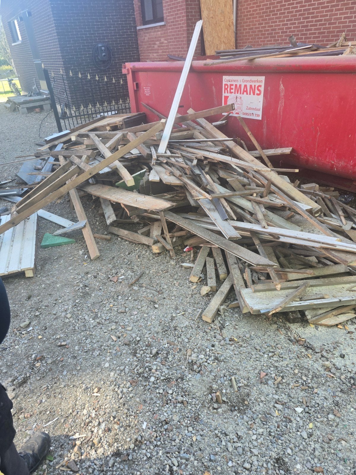 gratis brandhout, Tuin en Terras, Ophalen