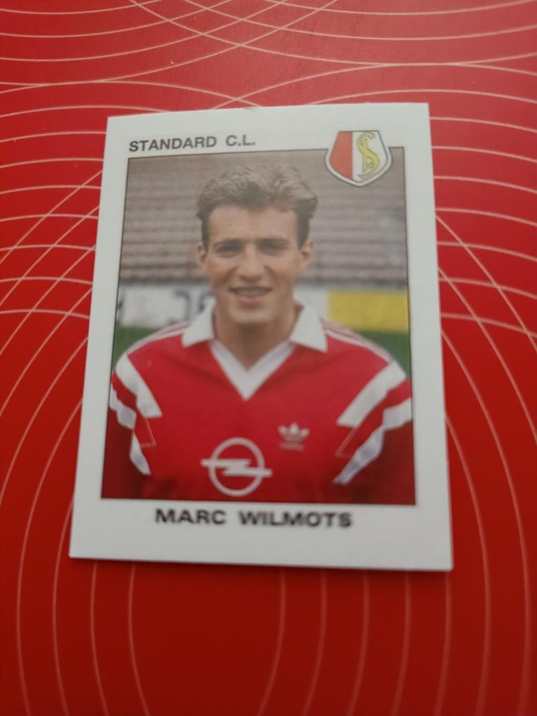 Sticker Marc Wilmots Standard C.L. 2019/20, Ophalen of Verzenden, Sticker
