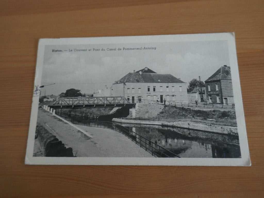 blaton the couvent and bridge of Pommeroeul-Antoing, Envoi, Affranchie, Hainaut