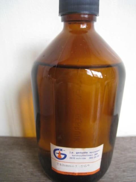 90% vol : Ethanol 96⁰ oplosmiddel, fles van 500ml, Enlèvement