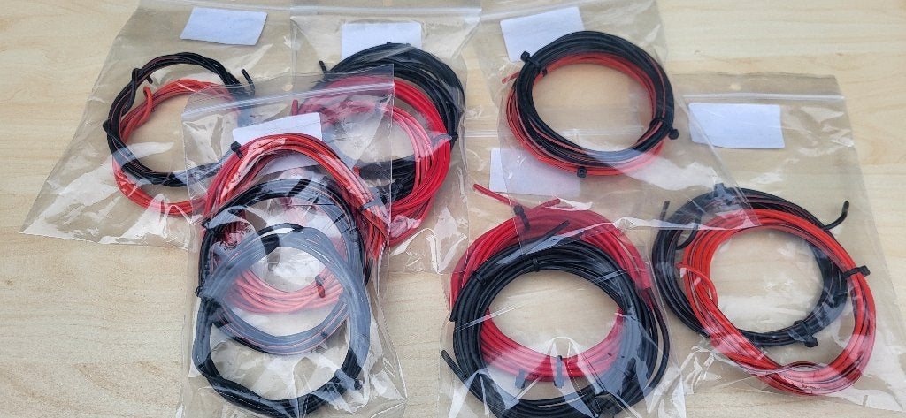 set met 23,5 meter dikke voedingsdraad 0,75mm², Ophalen of Verzenden, Zo goed als nieuw, Gelijkstroom of Wisselstroom