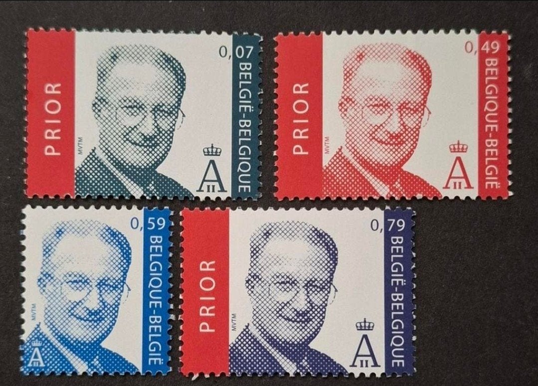 België: OBP 3131/34 ** MVTM met bril 2002., Koninklijk huis, Frankeerzegel, Ophalen of Verzenden, Zonder stempel