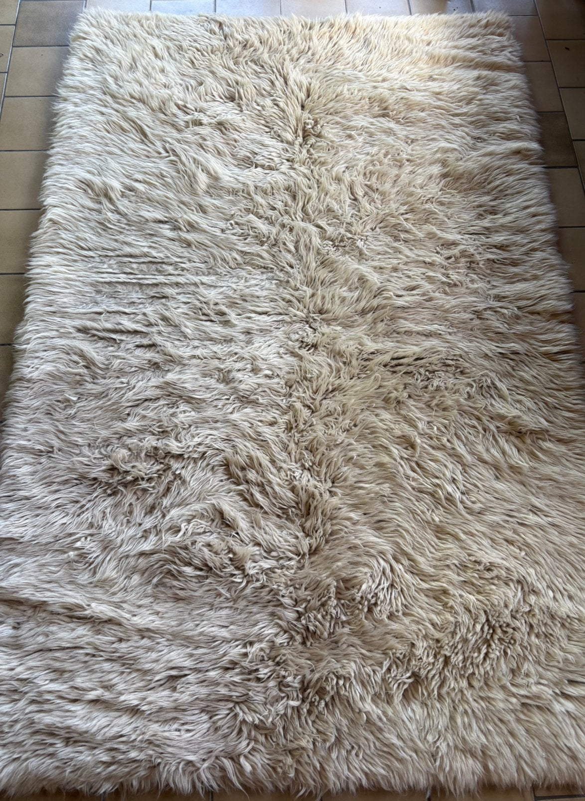 Wollen tapijt 125cm-195cm, Huis en Inrichting, Stoffering | Tapijten en Vloerkleden, Ophalen, Gebruikt, 100 tot 150 cm, Wol