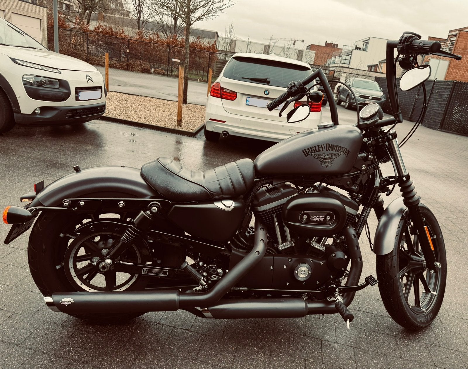 Harley Davidson Iron 883 -> 1200, 2 cilinders, Occasion, Particulier, Sportuitlaat