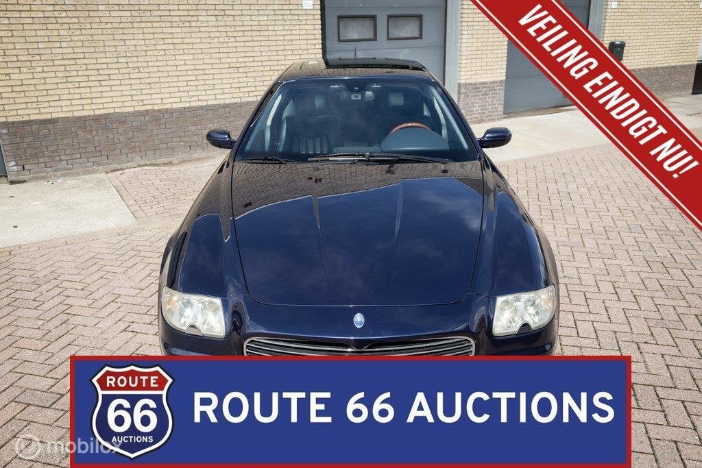 Maserati Quattroporte | 2006 | Route 66 Auctions, Auto's, Gebruikt, Zwart, Bedrijf, Handgeschakeld