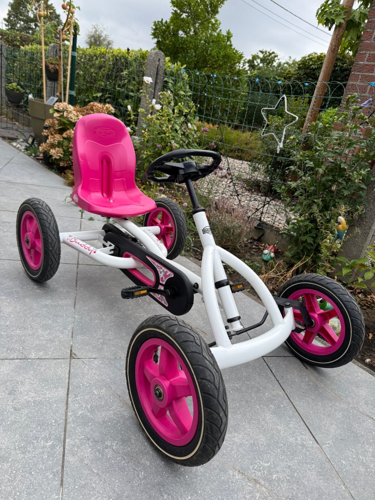 Berg buddy wit/roze skelter, Kinderen en Baby's, Ophalen, Gebruikt, Berg