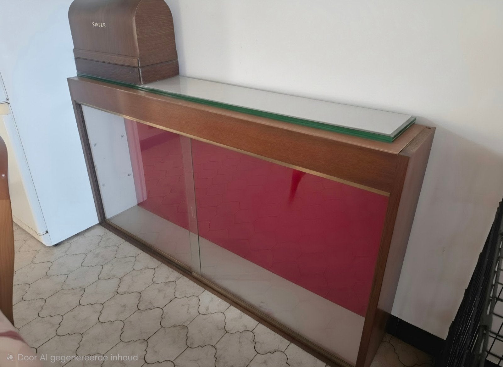 vitrine kast, Huis en Inrichting, Kasten | Vitrinekasten, Ophalen