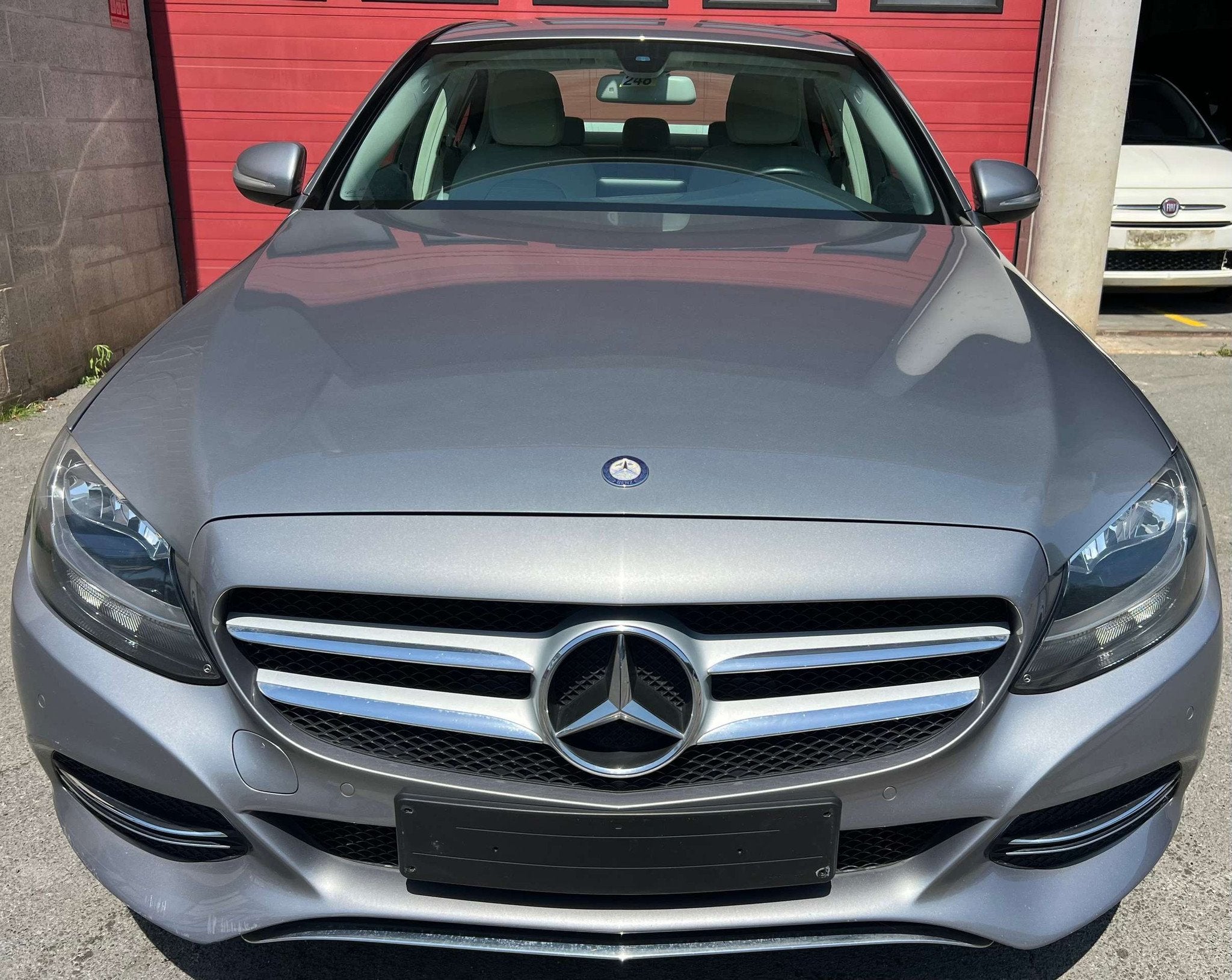 Mercedes-Benz C-Klasse 180 CAR-PASS + NAVI + GARANTIE, Autos, Mercedes-Benz, Argent ou Gris, Achat, Boîte manuelle, 1960 kg