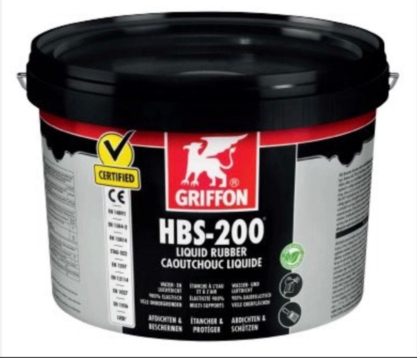 Emmer GRIFFON HBS-200 16 LITER, Doe-het-zelf en Bouw, Dakpannen en Dakbedekking, Ophalen, Overige materialen, Zwart, Overige typen
