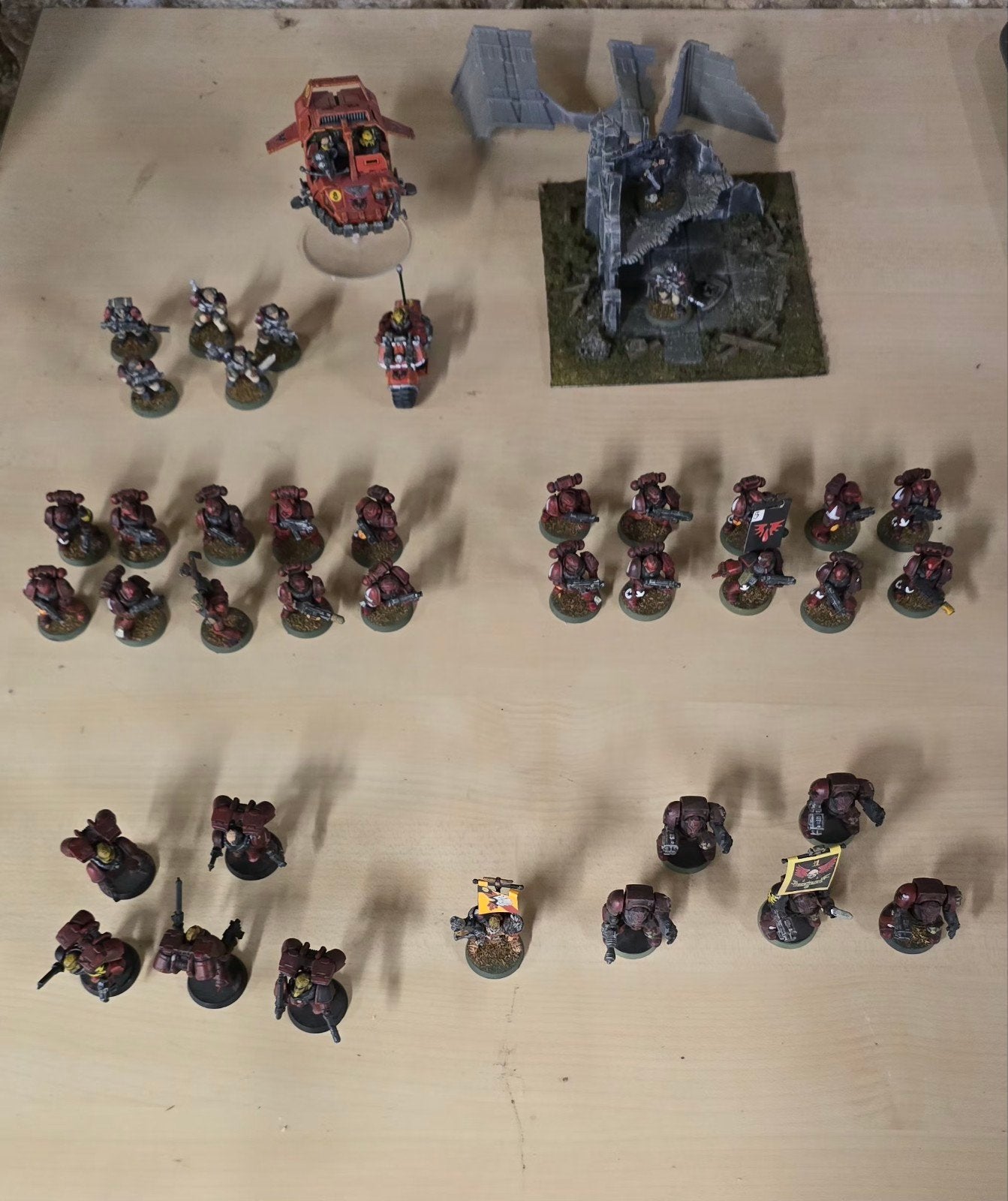 Lot Space Marines / Blood Angels Warhammer 40k — Vintage / F, Ophalen of Verzenden, Warhammer, Figuurtje(s)