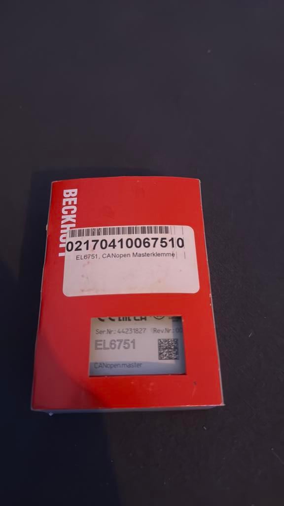 Beckhoff EL6751 can module., Ophalen of Verzenden, Nieuw