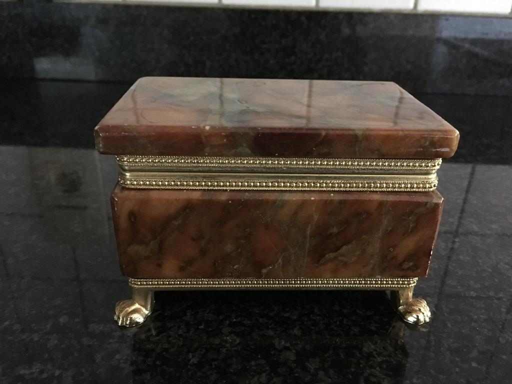 Vintage sieradendoosje., Huis en Inrichting, Woonaccessoires | Kisten, Ophalen, Gebruikt