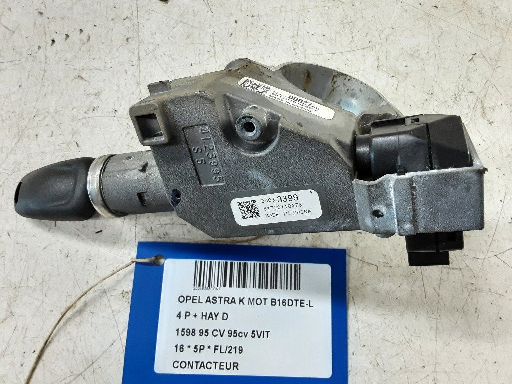 NEIMAN / COMMUTATEUR D ALLUMAGE Opel Astra K (39033399), Utilisé, Rue de l'Espoir 34 34
4030  GRIVEGNÉE, BE, Info@Collignon.be