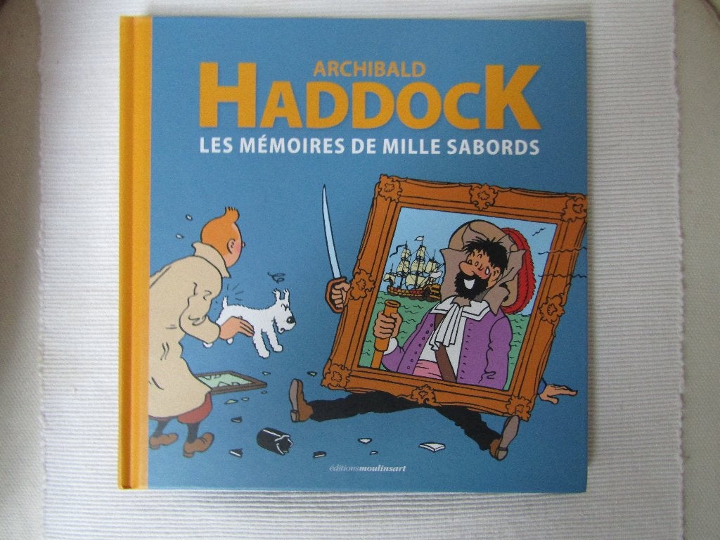 De prachtige memoires van „Archibald Haddock”, Eén stripboek, Ophalen of Verzenden, Zo goed als nieuw, Daniel Couvreur + Hergé