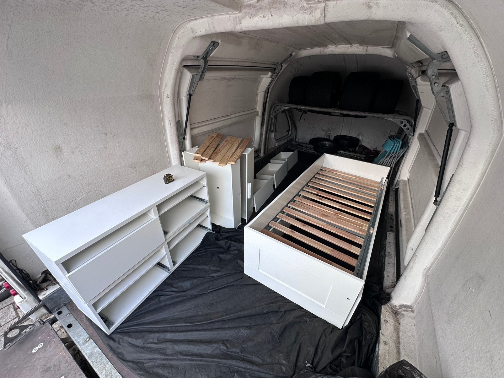 Ensemble lit enfants transformable + 2 meubles à tiroirs, Maison & Meubles, Enlèvement, Bois
