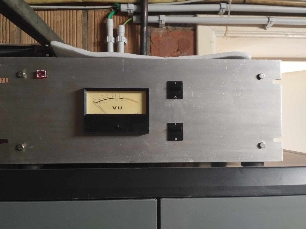 ampli mono 100w  vintage Diy, TV, Hi-fi & Vidéo, Autres marques, 60 à 120 watts, Enlèvement, Utilisé