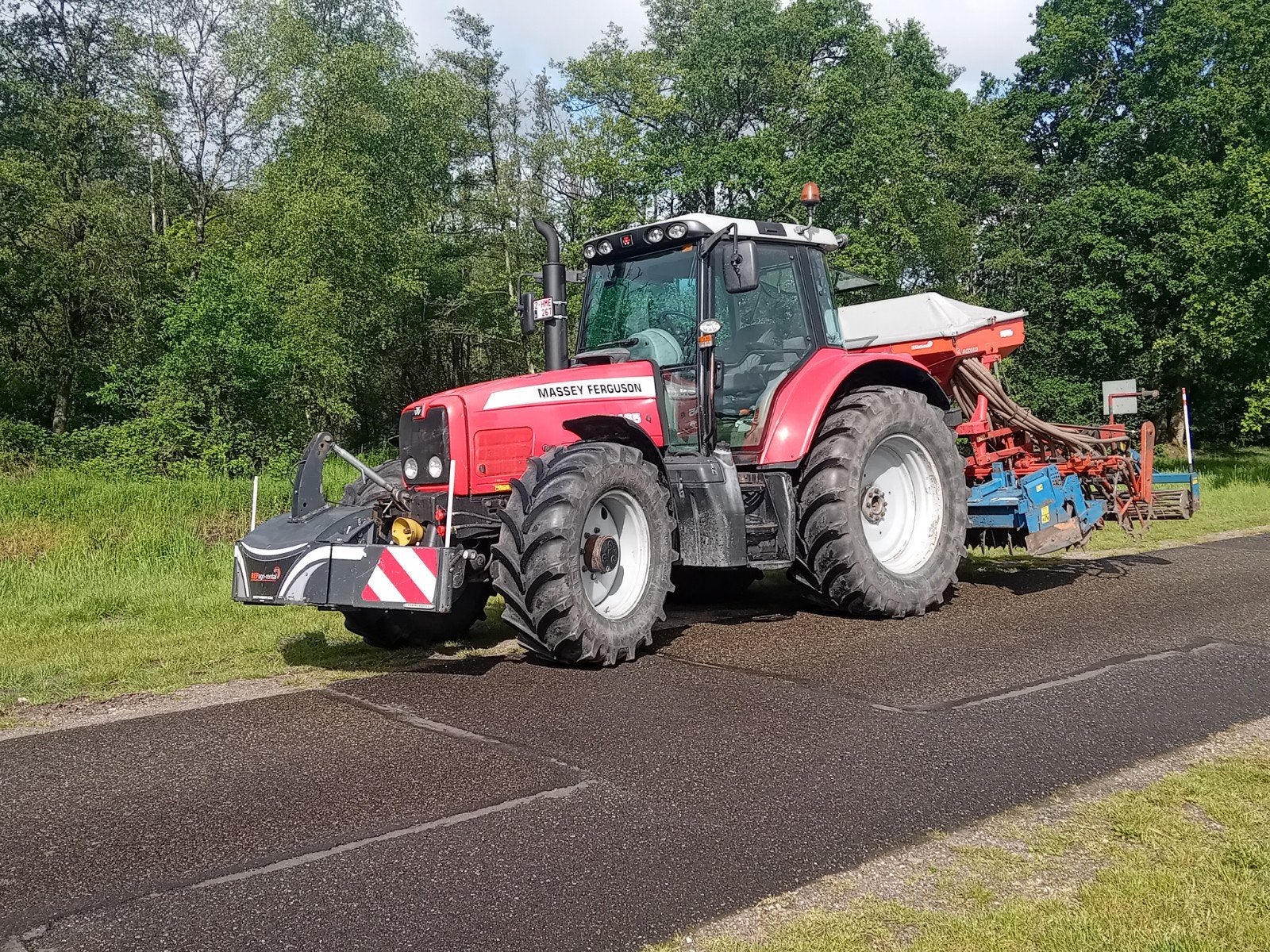 Massey ferguson 6465, Ophalen