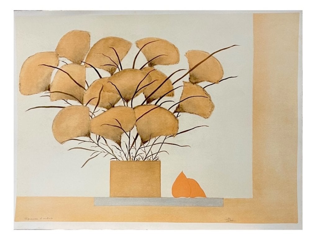 kunstwerk bloemen, Peel Gisèle, Antiek en Kunst, Kunst | Schilderijen | Modern, Ophalen