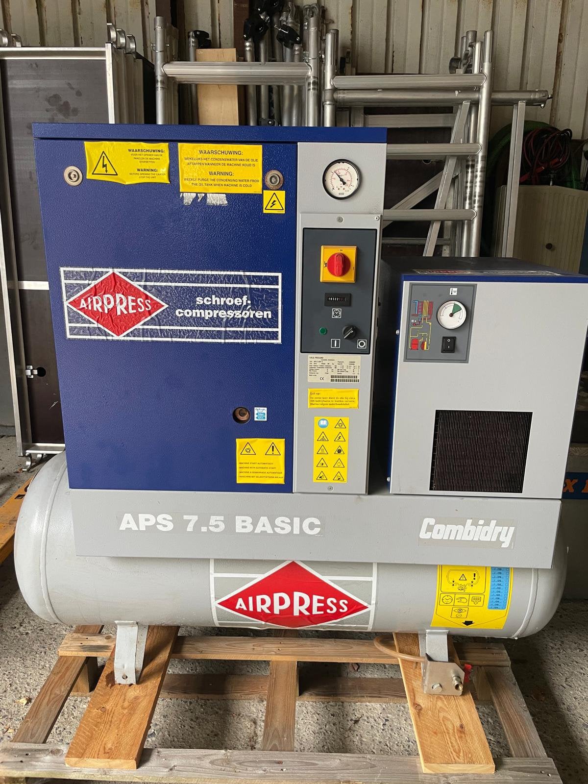 Compresseur AIRPRESS APS 7,5 Basic, Enlèvement, Comme neuf