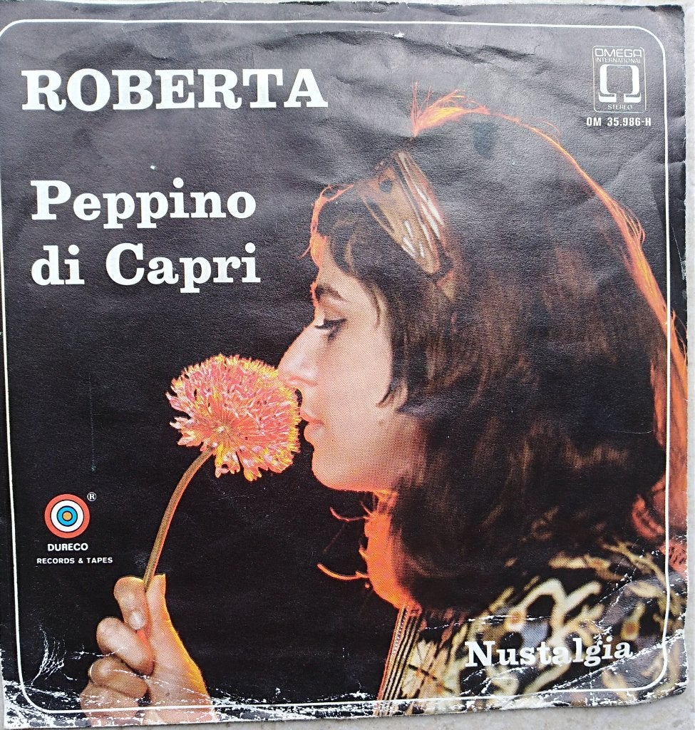 †PEPPINO DI CAPRI: "Roberta" (+ ITALIAANS VINYLSINGLESET!), 7 inch, Zo goed als nieuw, Pop, Fotohoes