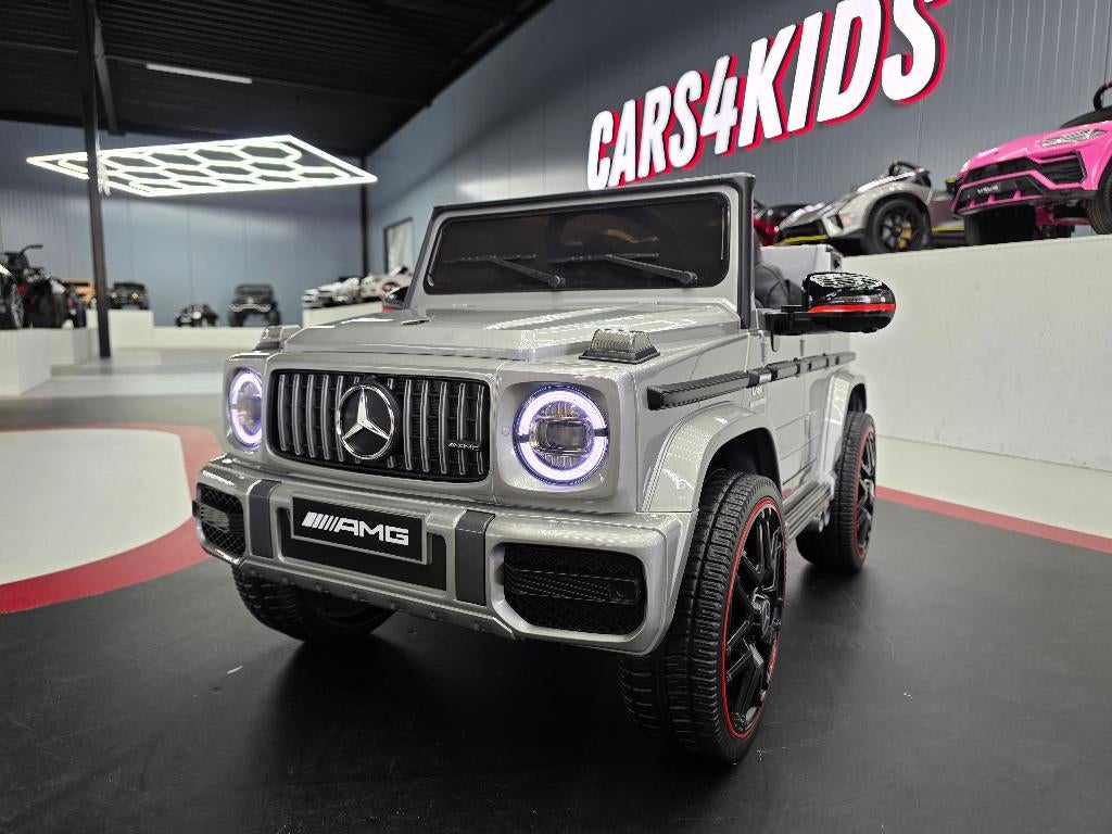 Kinderauto Mercedes G63 - soft start - leren zit - met RC, Ophalen of Verzenden, Nieuw, Afstandsbediening