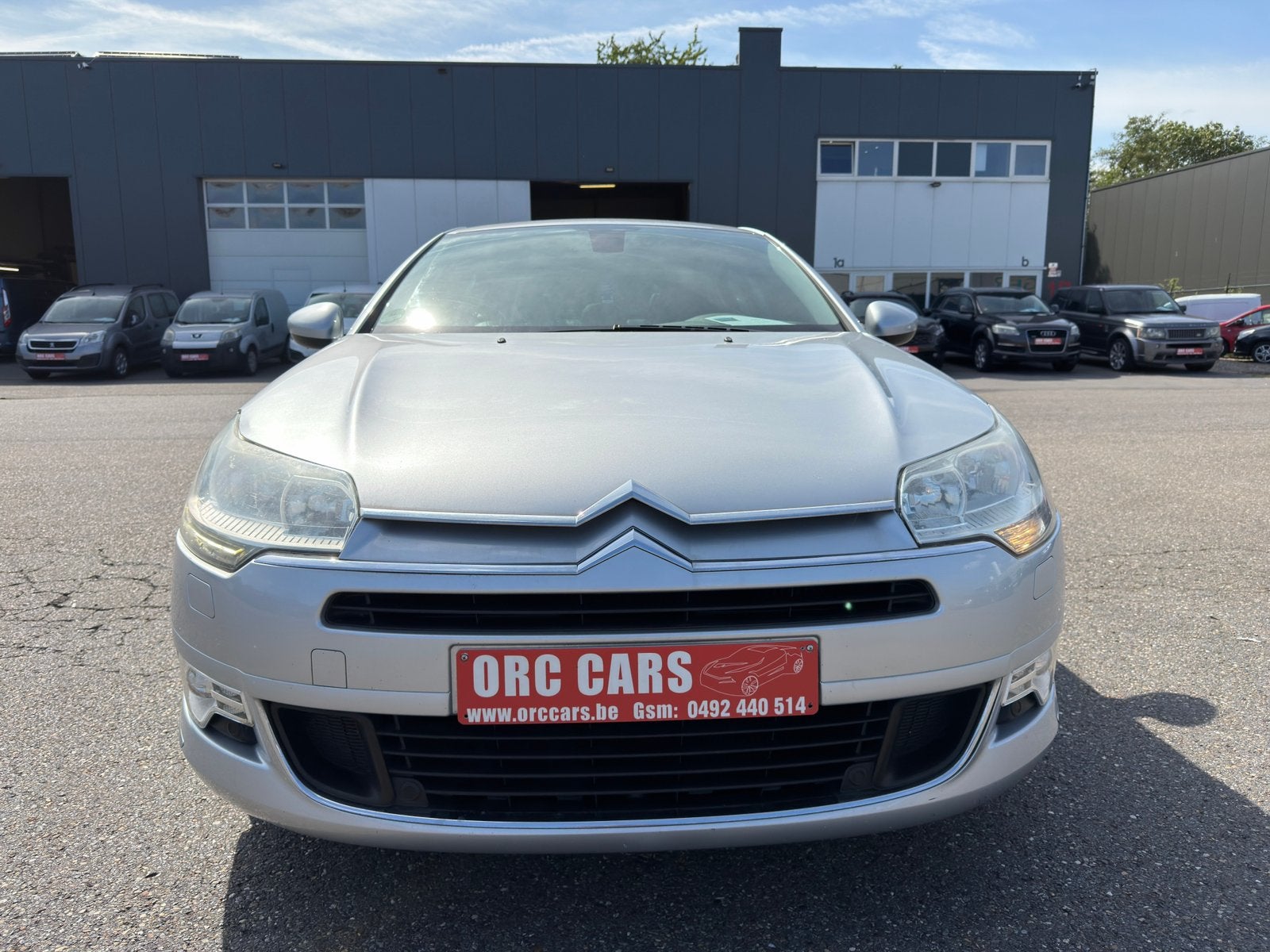 CITROËN C5 2.0 HDi EXCLUSIVE AUTOMATIQUE — EXPORTATION, Autos, Citroën, Cuir, Argent ou Gris, Achat, Beige