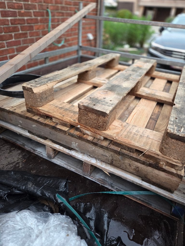 Gratis palletten, Ophalen