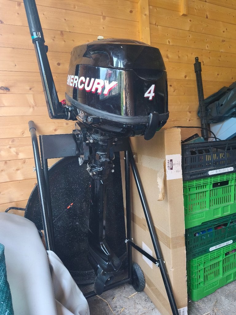 Moteur Mercury 4cv 4 temp, Moteur hors-bord, Moteur à quatre temps, Enlèvement, Moins de 5 ch