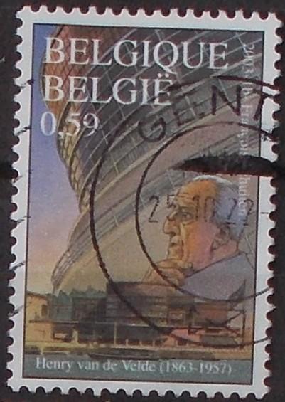 België 2003 Henry Van De Velde, Verzenden, Gestempeld, Gestempeld, Overig