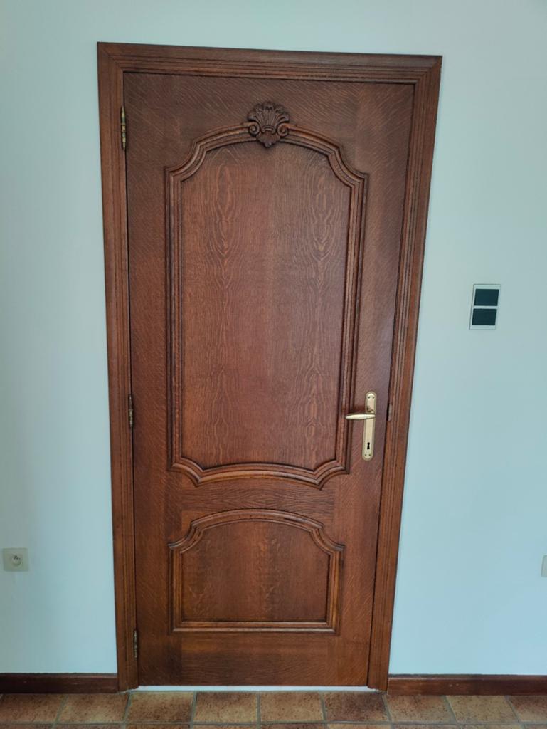 Houten sier deuren, Doe-het-zelf en Bouw, Deuren en Vliegenramen, Ophalen, Glas