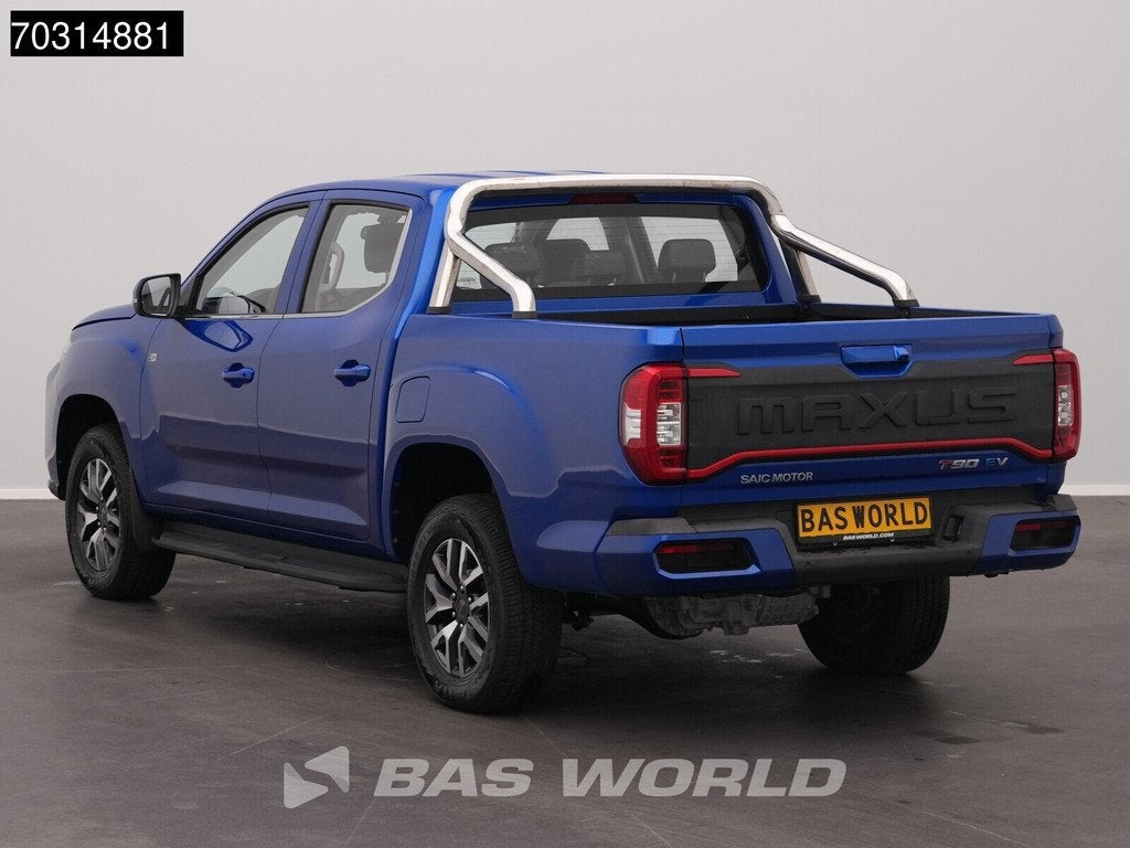 Maxus T90 EV T90 89kWh WLTP 471km Pickup CarPlay Airco Camer, Auto's, Automaat, 2375 kg, 750 kg, Leder