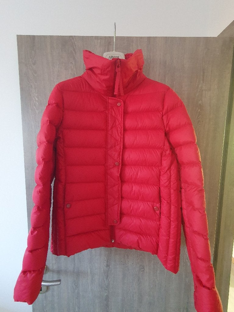 Doudoune rouge H&M Eur 42, H&M, Enlèvement ou Envoi, Porté, Taille 42/44 (L)