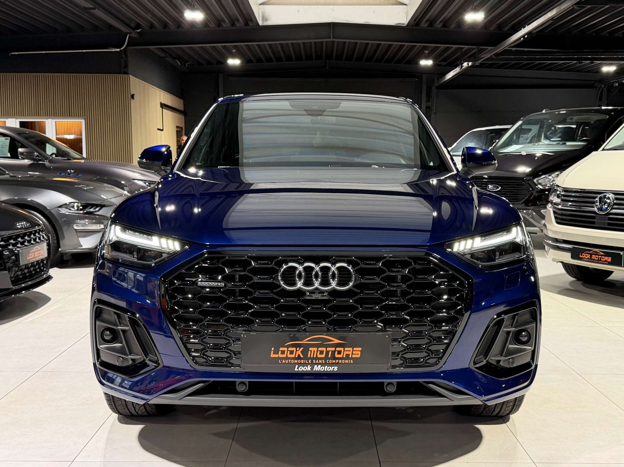 Audi Q5 SPORTBACK PHEV 50 TFSIe Quattro S-line S-tronic NAVI, Auto's, Automaat, Gebruikt, Zwart, 4 cilinders
