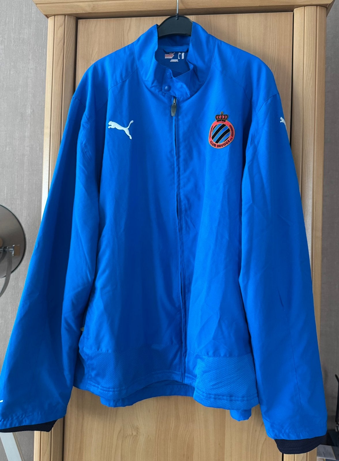 Club Brugge jacket Puma blauw XXL, Enlèvement, Comme neuf