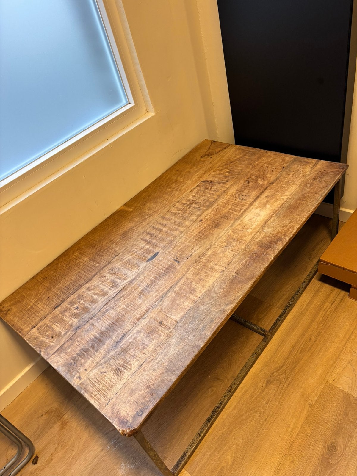 Houten tafel, Ophalen, Gebruikt