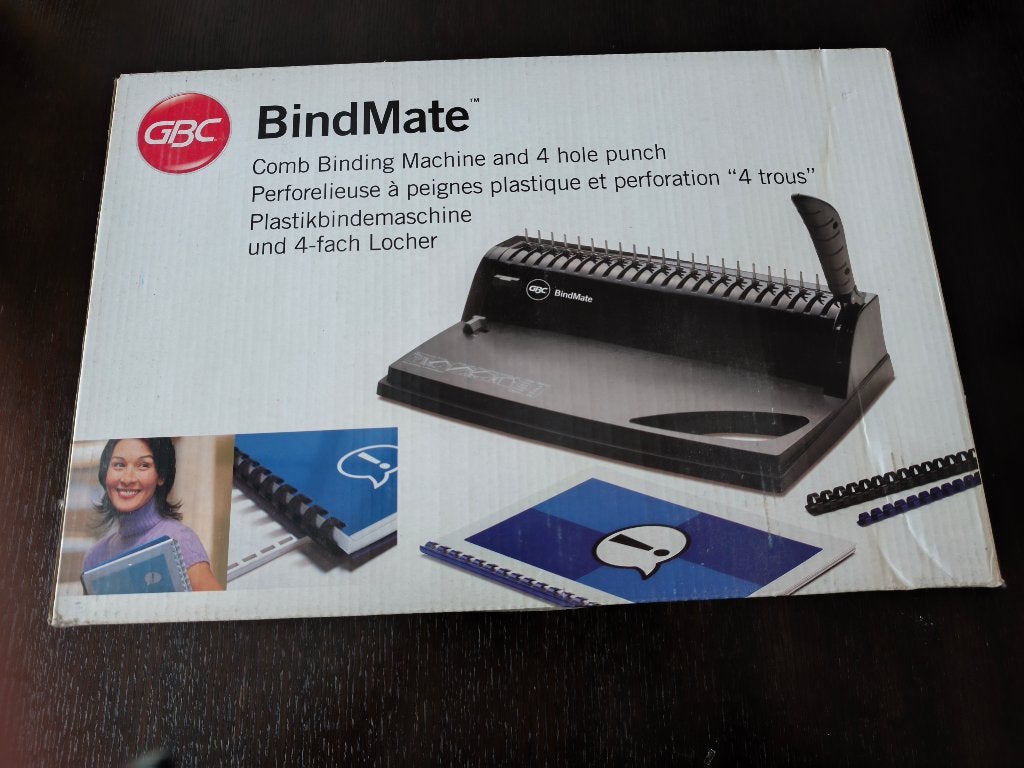 GBC Bindmate, Hobby & Loisirs créatifs, Matériel scolaire, Enlèvement, Comme neuf, Plusieurs médias, Autres types
