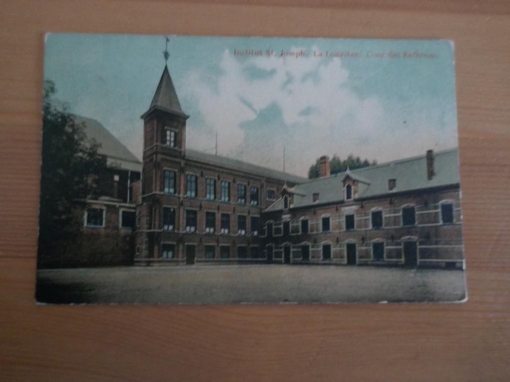 la louvière institut st joseph ;cour des extèrnes, Ophalen of Verzenden, Gelopen, Henegouwen