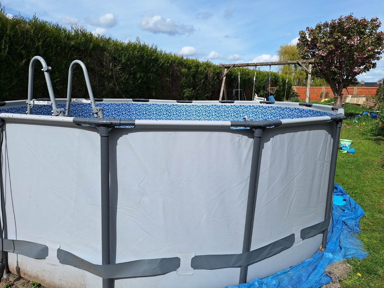 Zwembad 4,27m x 1,22m, Ophalen
