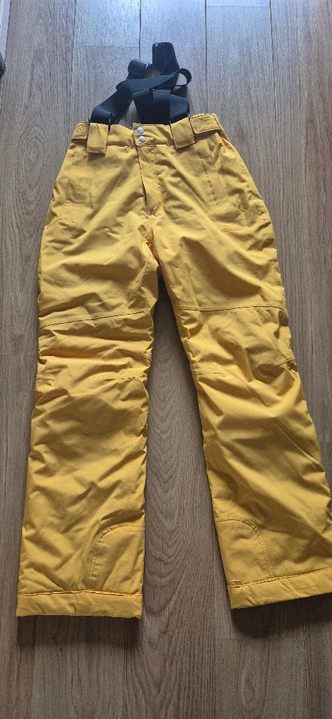 skibroek (geel) - Dare2B - maten EU152 en EU164, Ophalen, Nieuw, Ski, Kleding