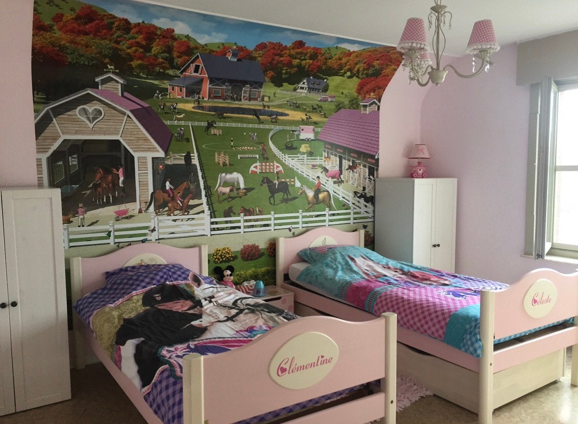 Bedden 90 x 200 Disney world, Ophalen, Gebruikt