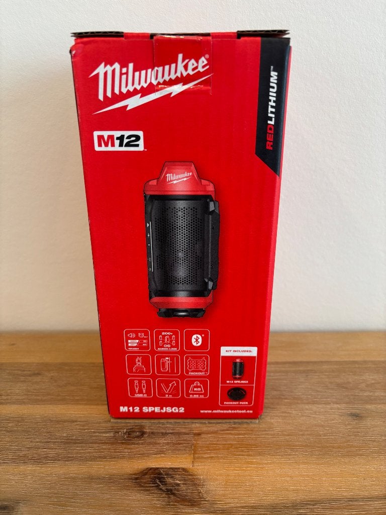 Milwaukee M12 Bluetooth speaker NIEUW, Doe-het-zelf en Bouw, Ophalen of Verzenden, Nieuw
