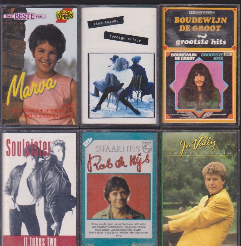 CASSETTES IN LOT OF PER STUK, Cd's en Dvd's, Ophalen, Origineel, Pop, Nieuw in verpakking