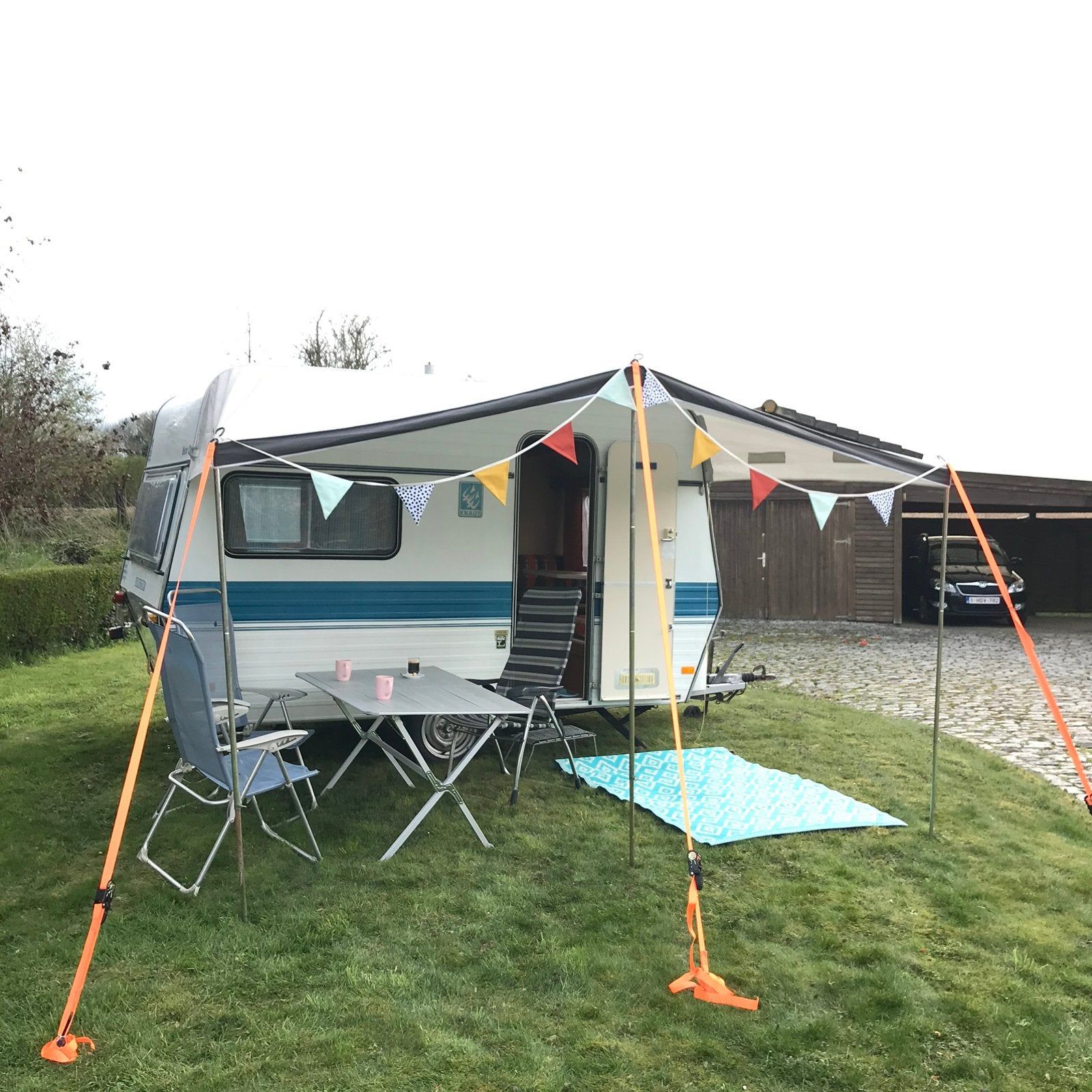 Verhuur retro caravan <750kg vrij 25/7-14/8 ‘t Caravanboerke, Enlèvement