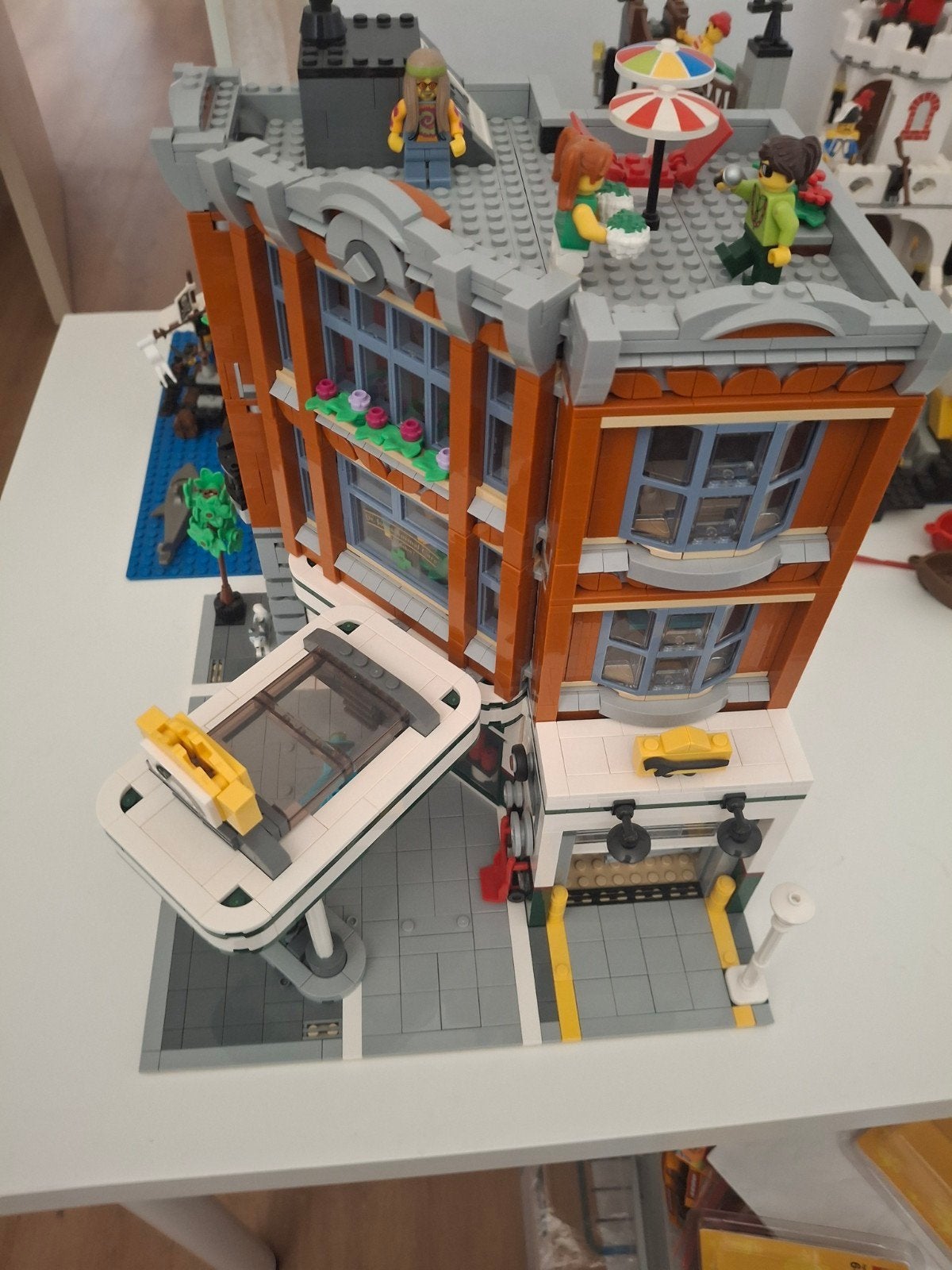 lego corner garage, Kinderen en Baby's, Speelgoed | Duplo en Lego, Ophalen, Zo goed als nieuw, Lego